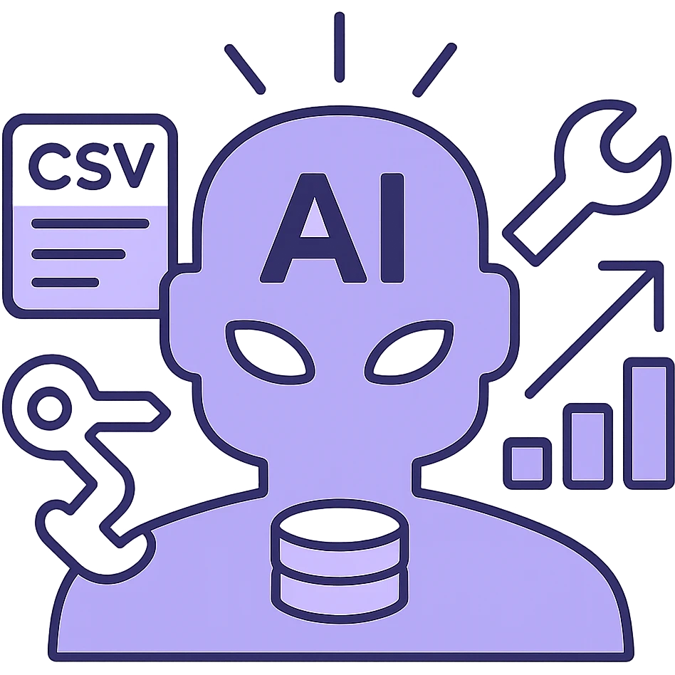 Recolor this AI silhouette icon with main shape in hsl(250, 60%, 70%), background in hsl(251, 100%, 95%), and highlights or accents in hsl(0, 0%, 98%). Keep the design modern and minimalist, no gradients, no text. emoji
