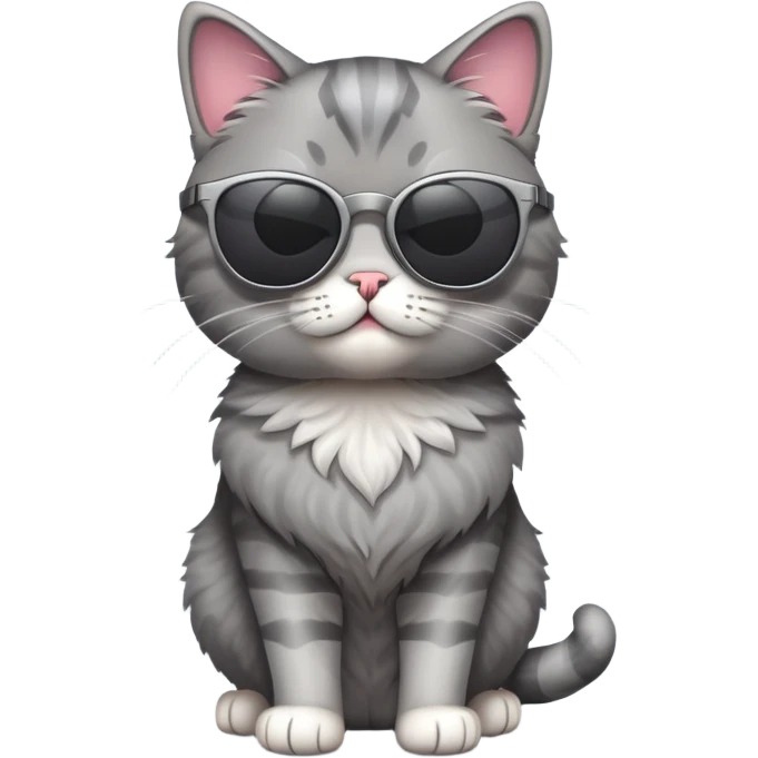 Cat wearing sunglasses emoji