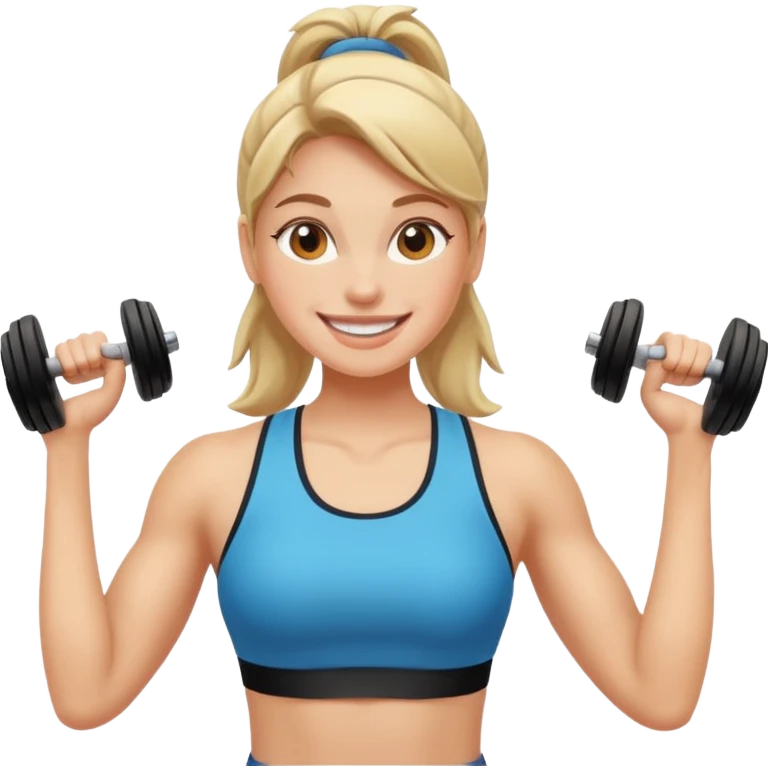 Gym girl emoji