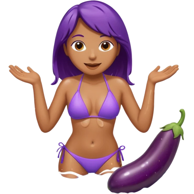 👙💦🍆 emoji