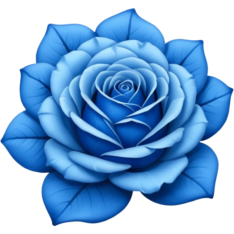 Rose blue emoji