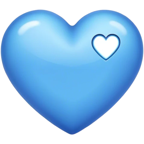 Blue heart emoji