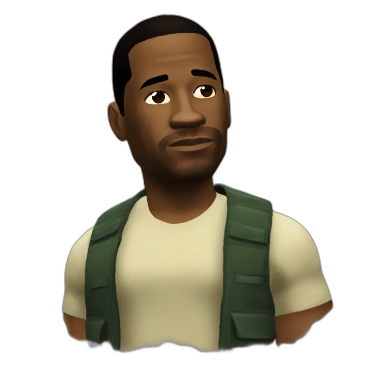 Carl Johnson from GTA San Andreas emoji
