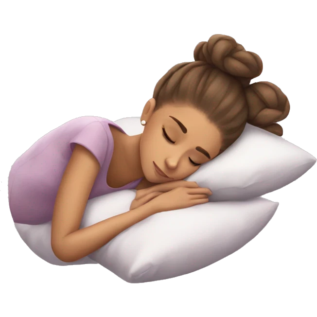Ariana Grande sleeping emoji