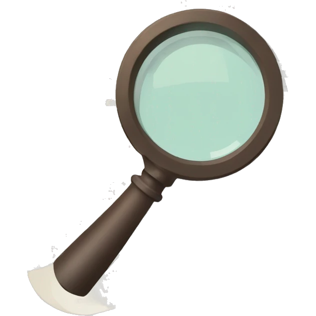 magnifying glass hovering over documents. flat icon sytle emoji