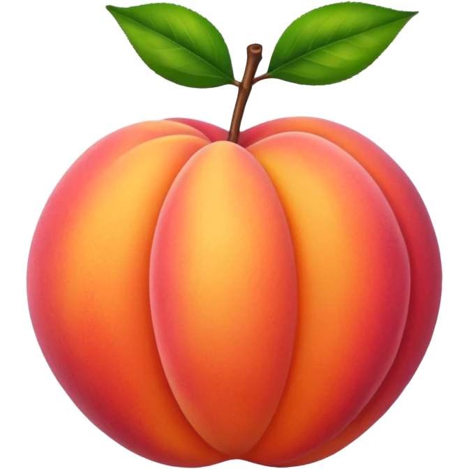 Peach spank emoji