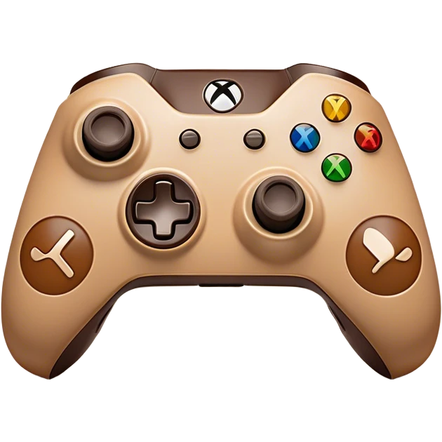Clash of Clans aesthetic: Cinematic Playful Xbox Wireless Controller Portrait Emoji, rendered in a 3D vector-style similar to standard emojis with minimal shading and bold, simplified shapes. A compact, distinct form with signature details, softly glowing with a modern gaming energy charm. Simplified yet unmistakably iconic, highly detailed and consistent, glowing with a soft radiance and high shine. Stylized with a touch of next-gen innovation and a soft glowing outline, capturing the essence of a beloved gaming relic with a friendly, playful manner! emoji