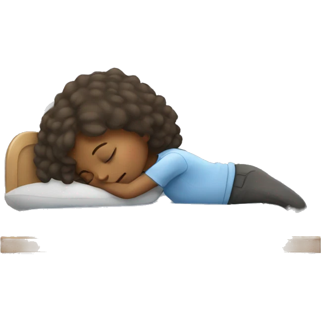 girl sleeping while on call  emoji