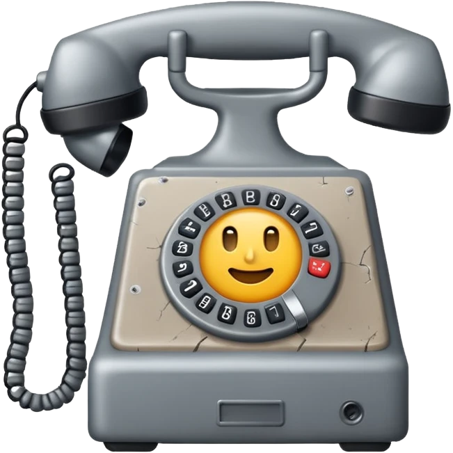 an old phone emoji emoji