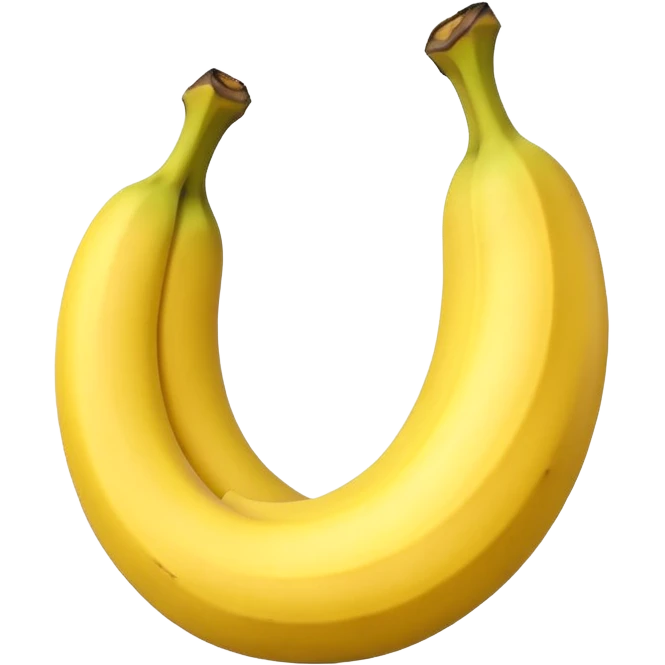 A banana emoji