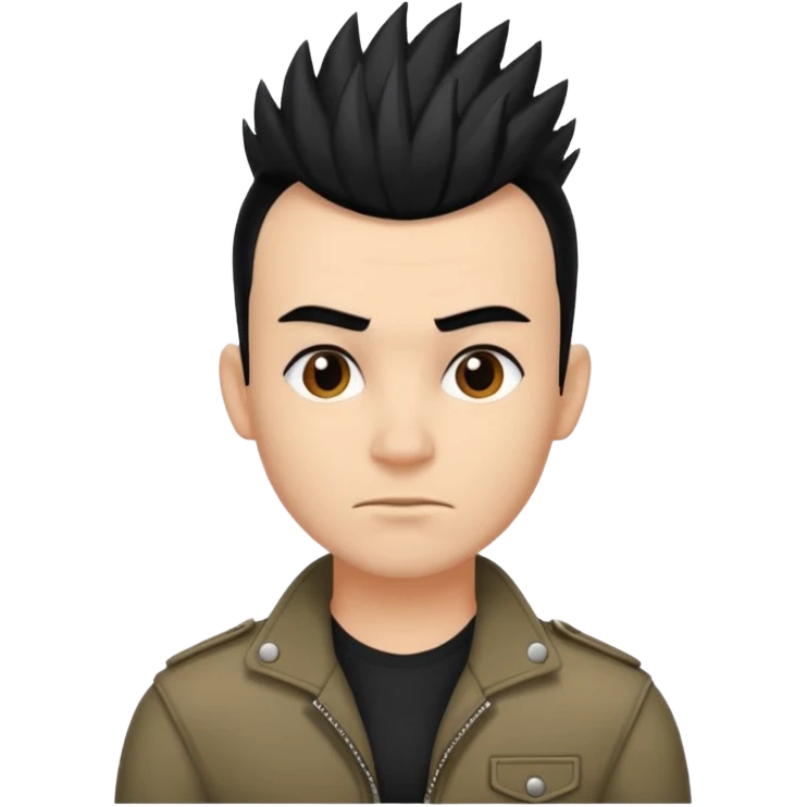 cabelo tipo mogóis masculino emoji