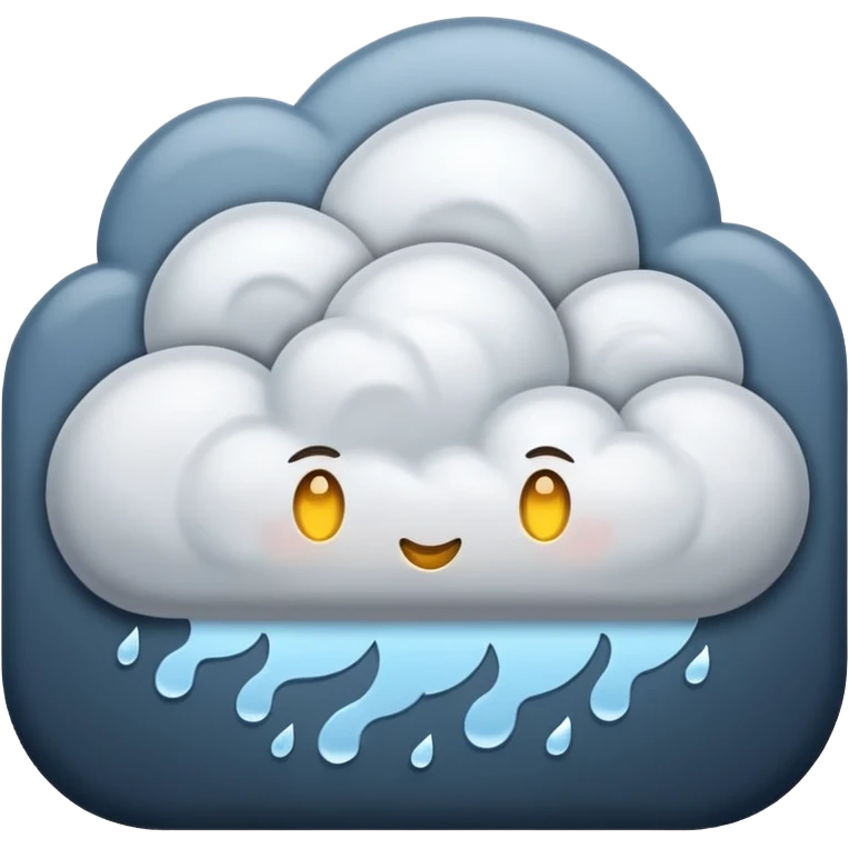stormy clouds emoji