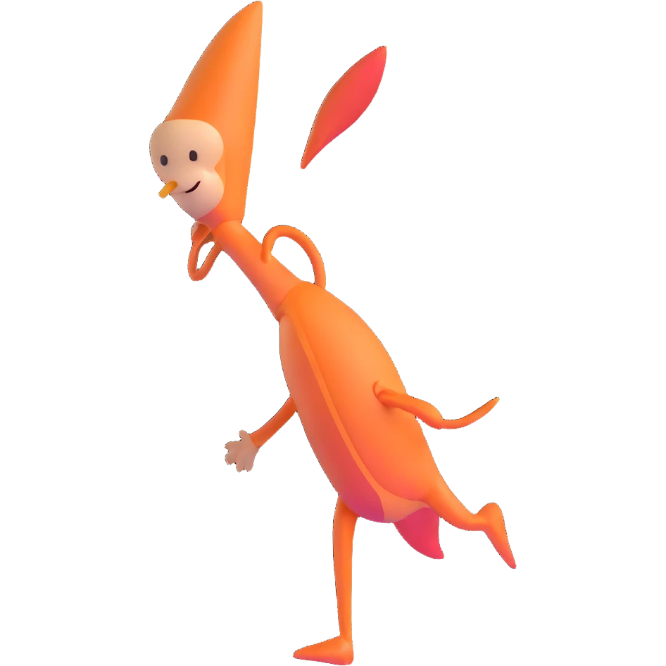 side view of character emoji