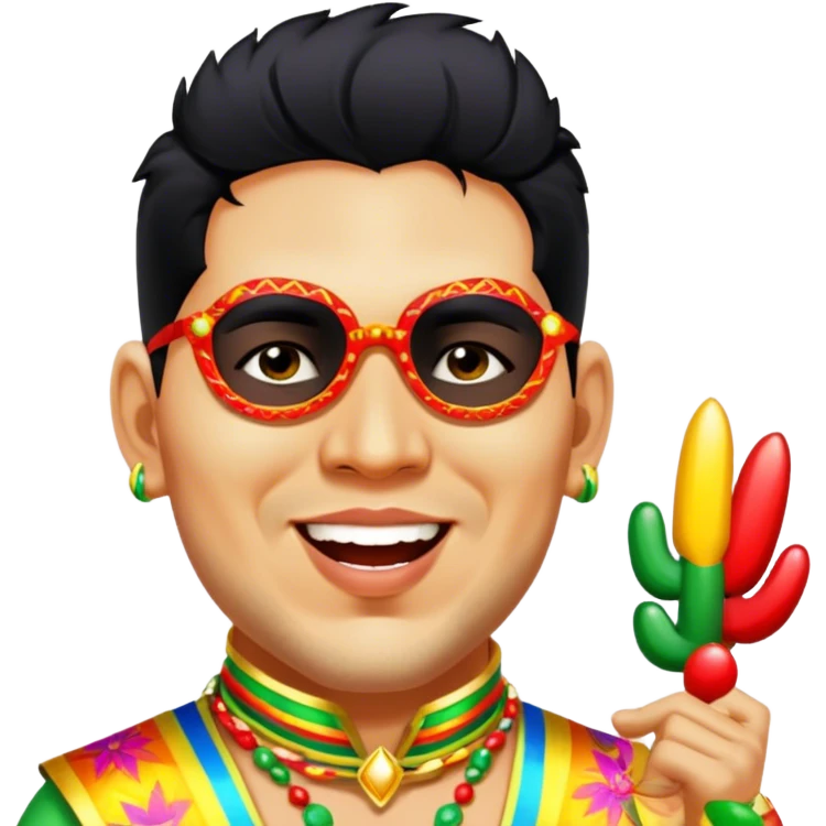 Joyful Reveler emoji