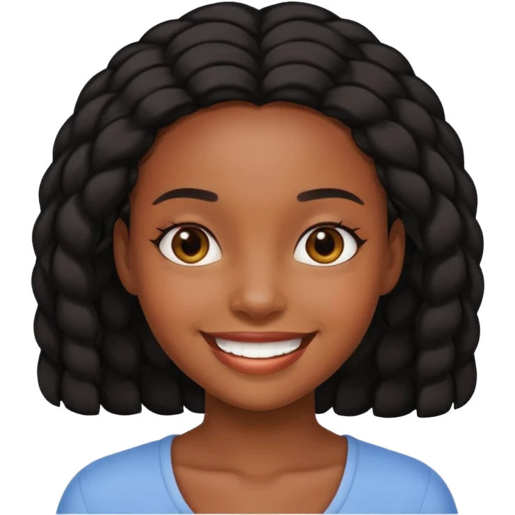Black girl emoji