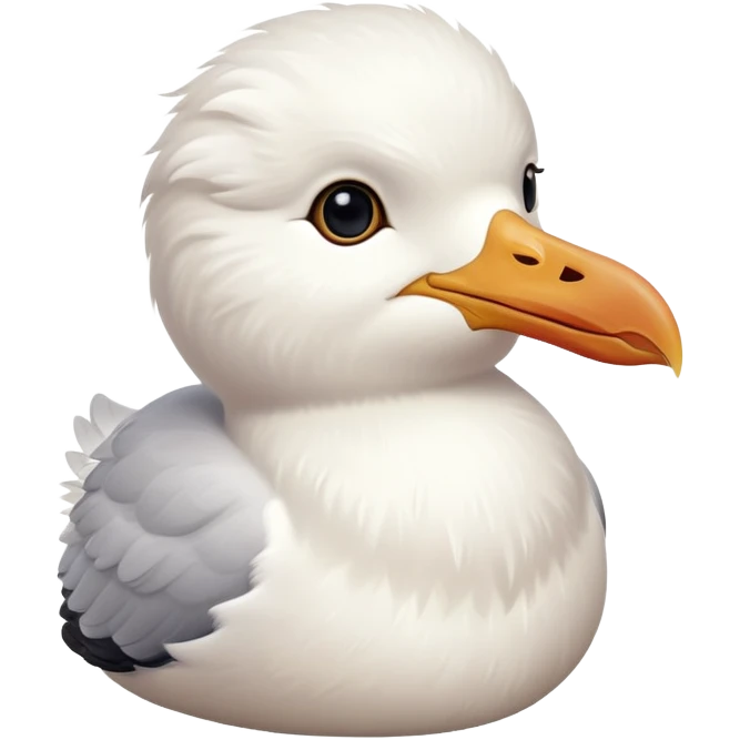 Creamy seagul emoji