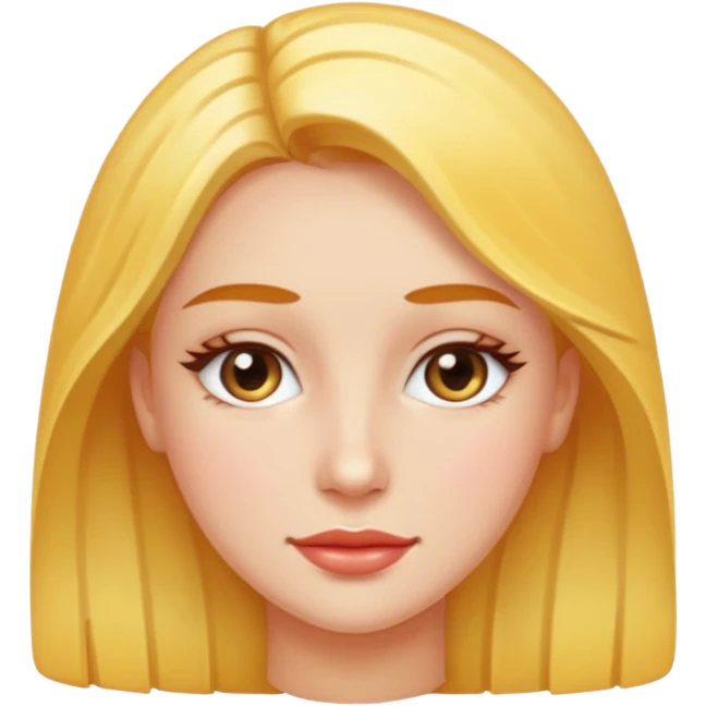 Moist on female face emoji