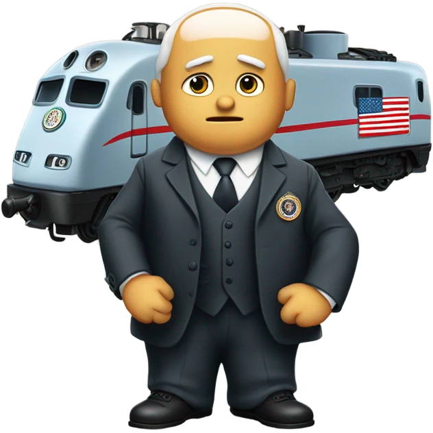 tomas the tank engine as president emoji