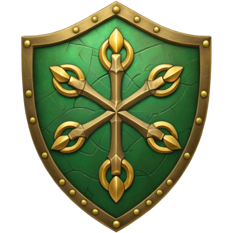 celtic symbols on a shield, world of war craft style emoji