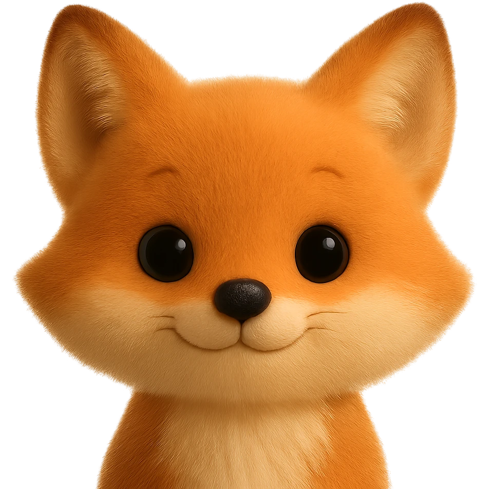 cute fox emoji