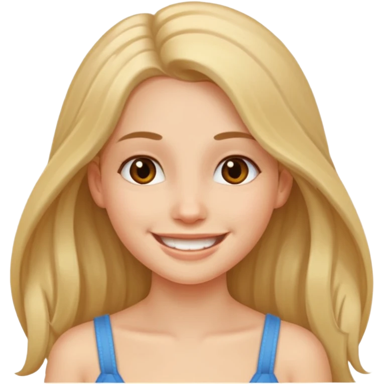 Naked girl no clothes and Virgina  emoji