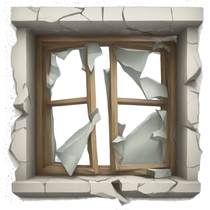 broken window emoji