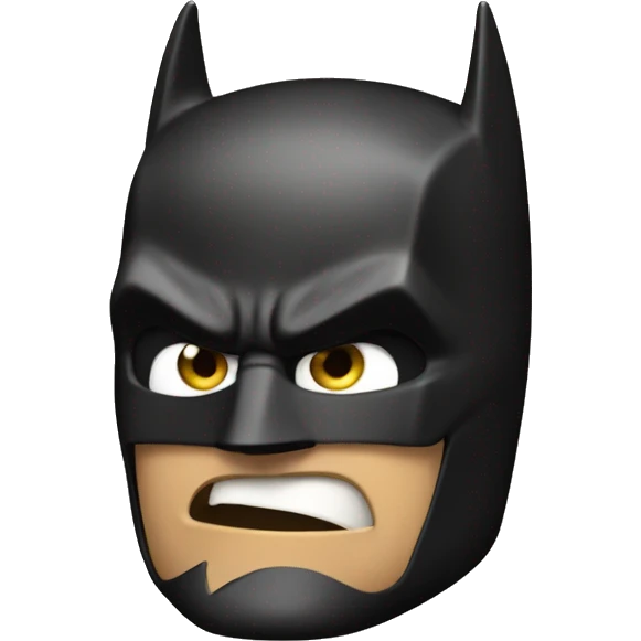 Batman saying “nah uh” emoji