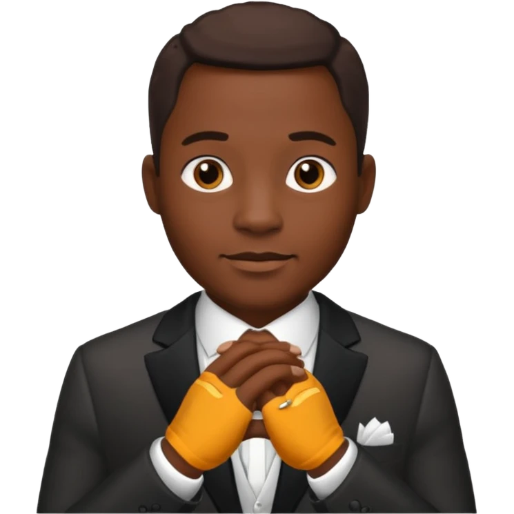 hombre afroamericano casado  emoji