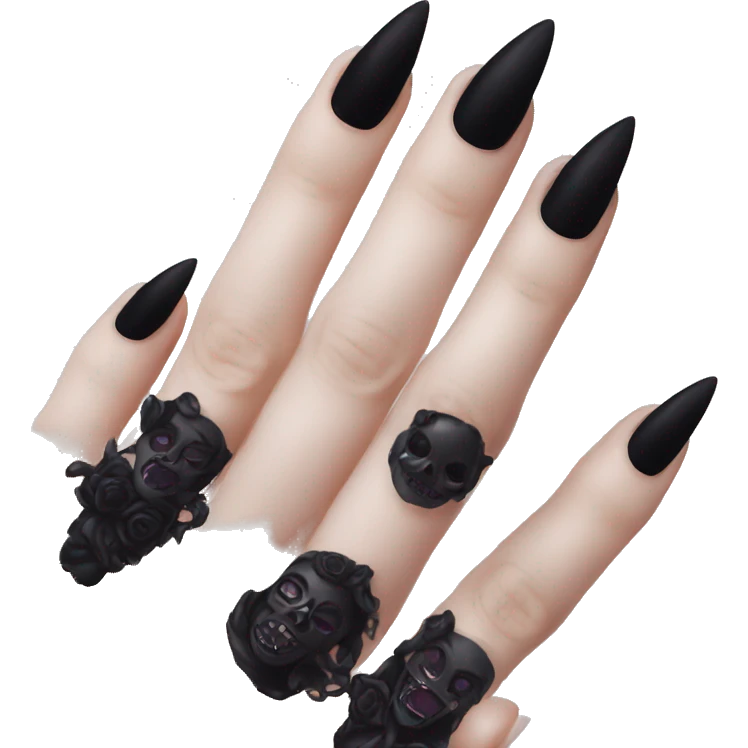 Goth Nails emoji