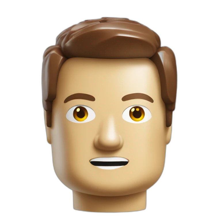 elon musk face as lego man emoji