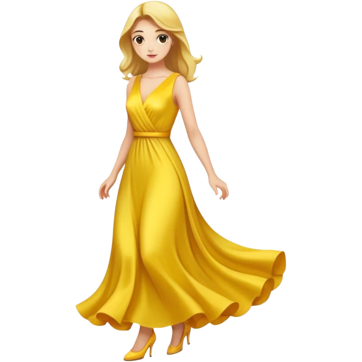 yellow dress emoji