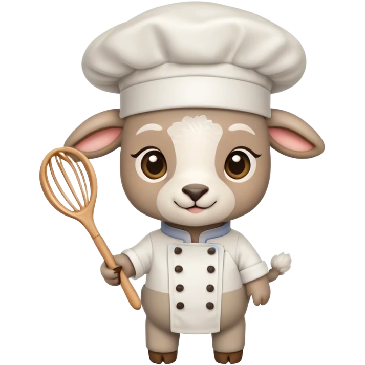 Lamb as a cook emoji
