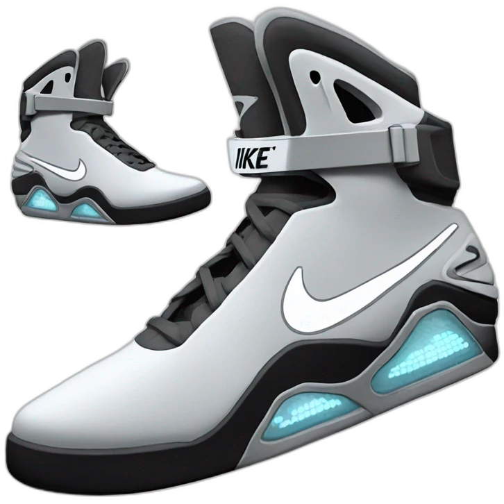 back to the future nike shoes emoji
