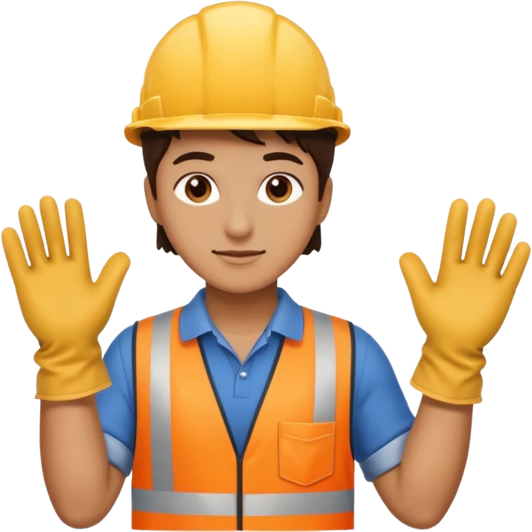 Stair Spotter + gloves, Apartment Movers. emoji
