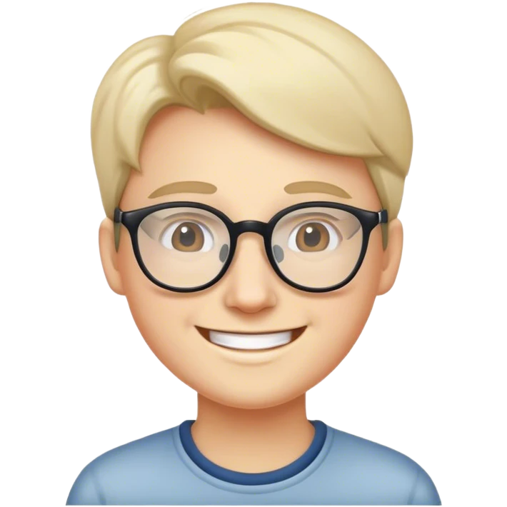 smiling face with glasses emoji
