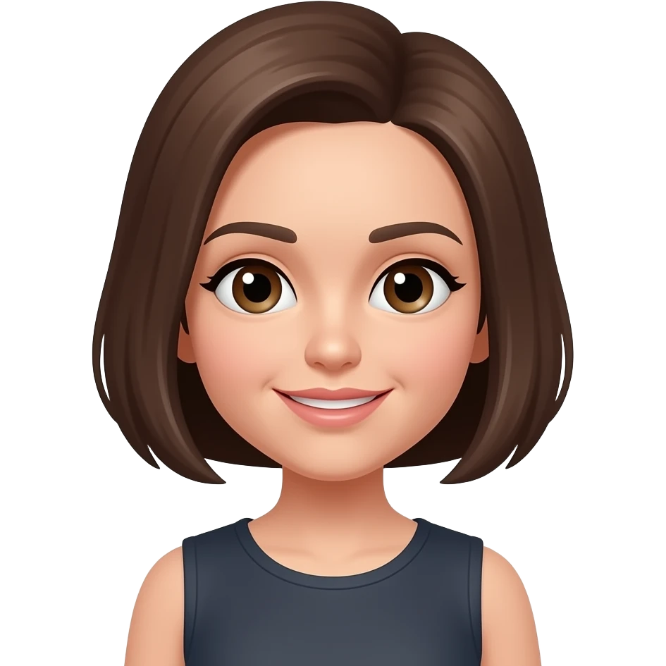 IK WIL GRAAG EEN VROUW ZIEN MET KORT BRUIN HAAR emoji