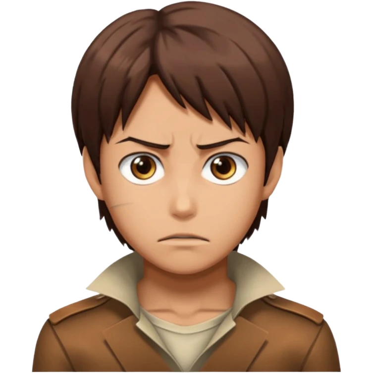 Eren Yeager from attack on titan emoji