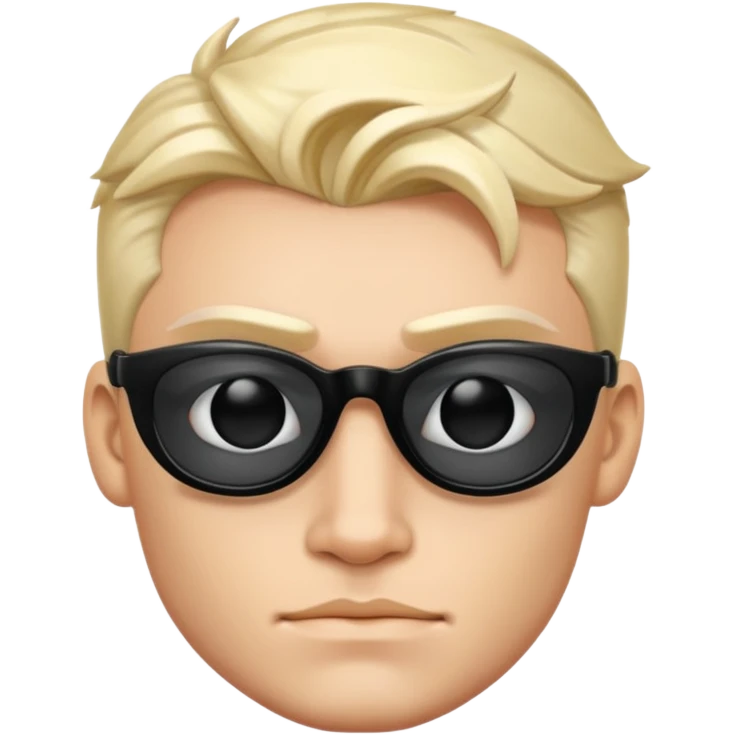 Drago lentes negros  emoji