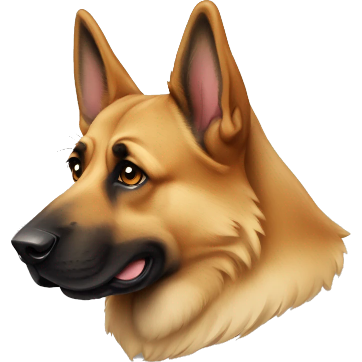 German Shepard dog emoji