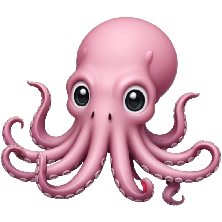 cute light pink octopus cthulu emoji