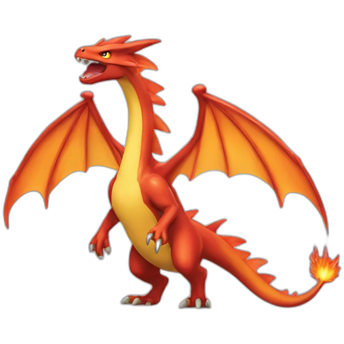 Dracaufeu pokémon emoji
