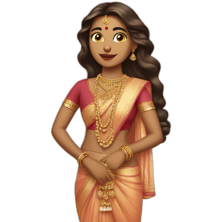 indian elegance emoji