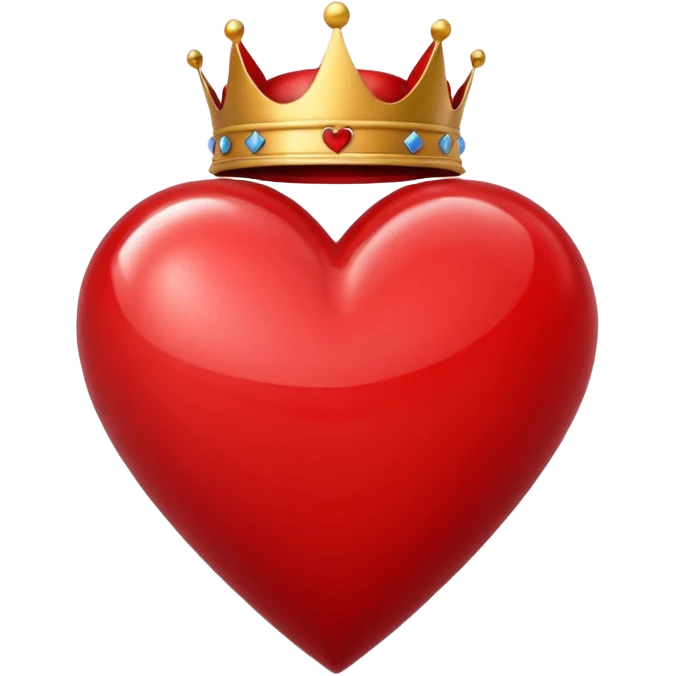 King of Hearts with out the card only the symbols emoji