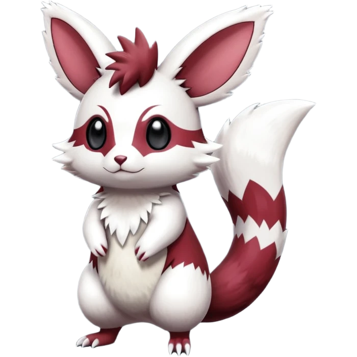 Shiny Furret-Minccino-Zangoose-Hybrid (Full body) emoji