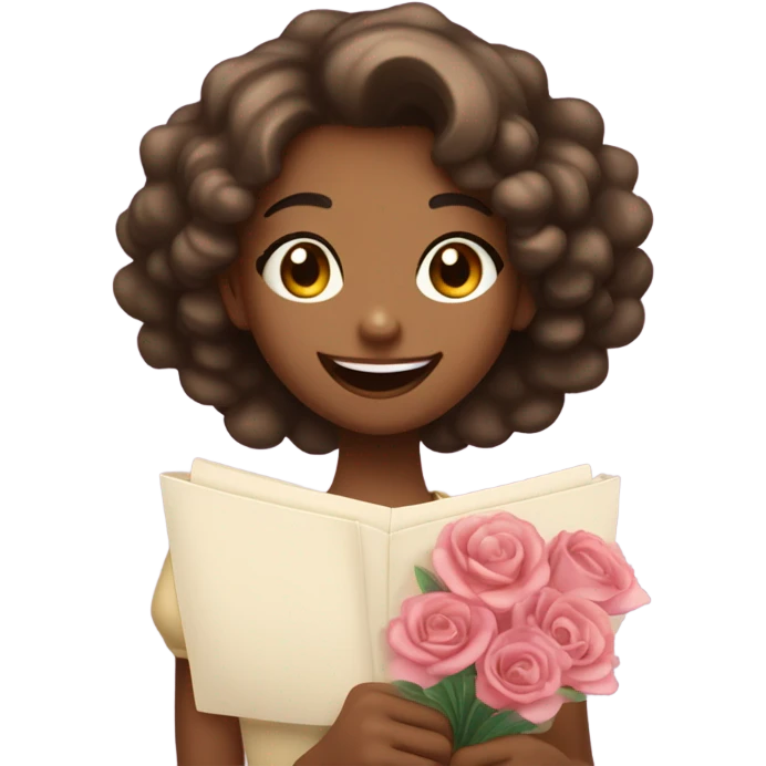 Girl madly in love  emoji