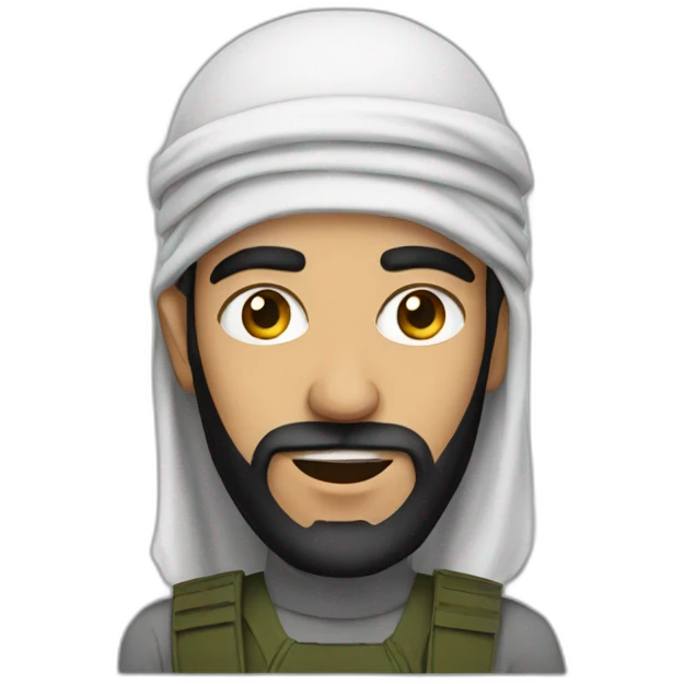 Arabic terrorist emoji