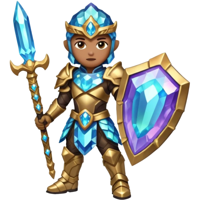 crystal geode warrior emoji