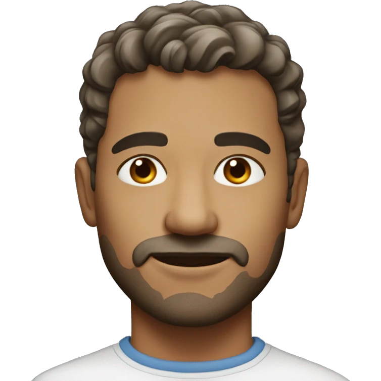 realistic portrait of a male emoji