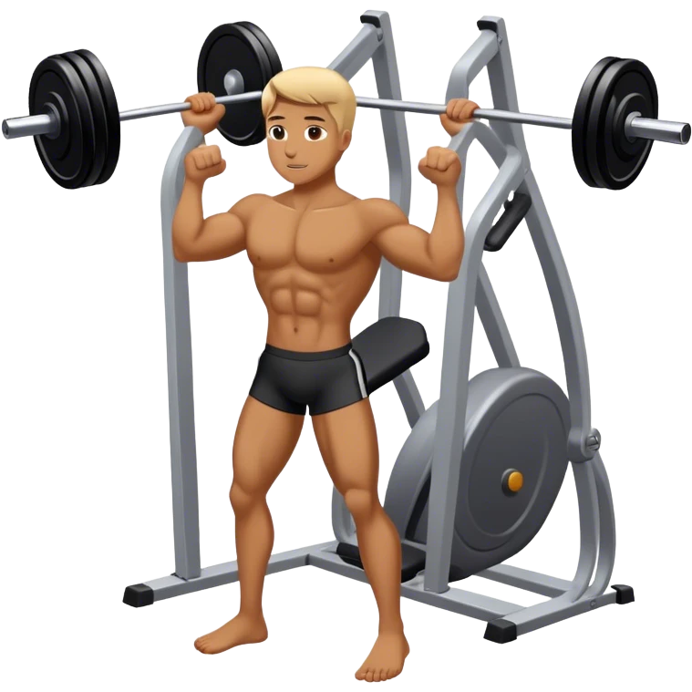 Persona en el gym emoji
