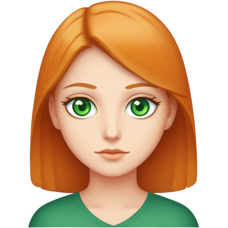 Ojos verdes emoji